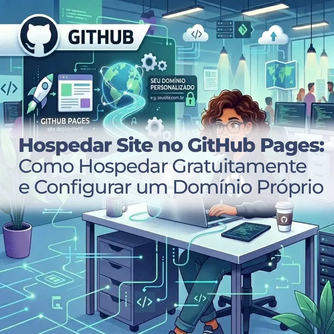 Como Hospedar um Site de Graça no GitHub Pages e Configurar Domínio ...